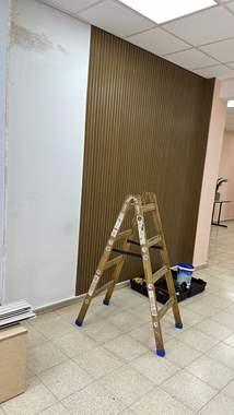  חיפוי קיר פולימרי 3D אלון חול  - מחיר ל1 יחידה : image 3