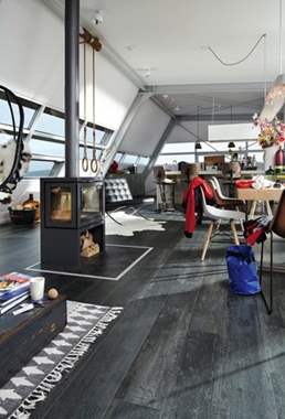 פרקט MEISTER גרמניה שחור מוברש חצוי : image 1