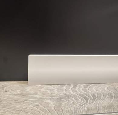פנל פולימרי לבן גלי מעוצב 6 ס"מ (מחיר ל1 מטר רץ) : image 2