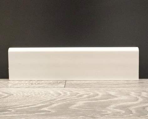 פנל פולימרי לבן כיסוי מעוגל 10 ס"מ (מחיר ל1 מטר רץ) : image 2
