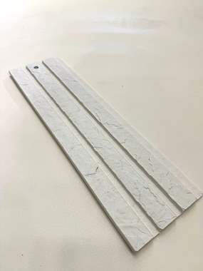 חיפוי קיר פולימרי 3D בטון שמנת  : image 2