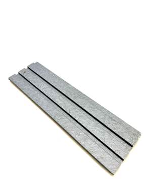 חיפוי קיר פולימרי 3D בטון מוכסף  : image 2