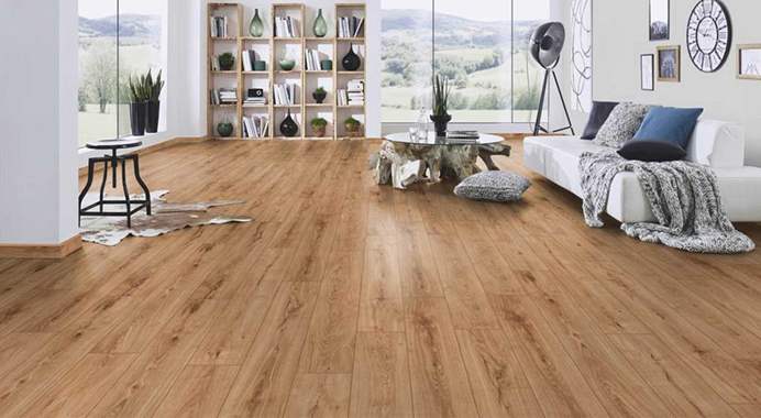 פרקט למינציה תוצרת גרמניה SUPER NATURAL אלון מעושן עם עיניים  : image 1