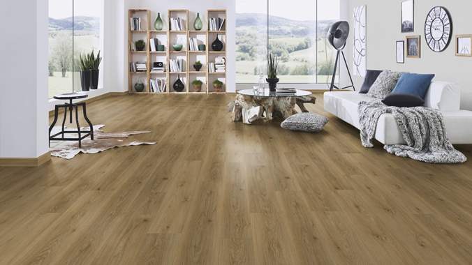 פרקט למינציה גרמני EURO HOME צבע אלון מעושן / מחיר מוזל  : image 1