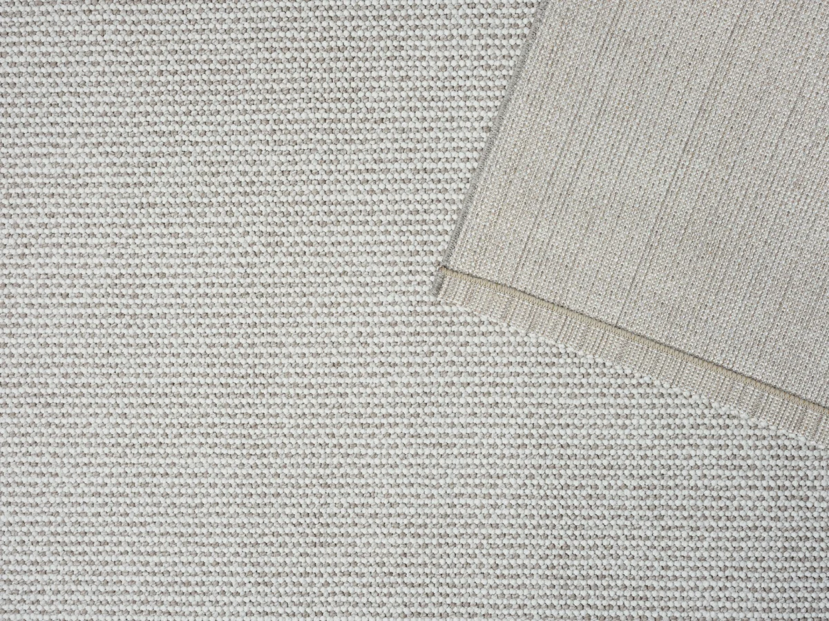 שטיח דגם CALIFORNIA לולאות צבע בז' לבן  : image 2