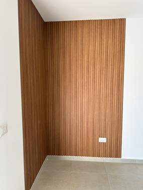 חיפוי קיר 3D MDF במראה עץ טיק - מחיר ל1 יחידה : image 2