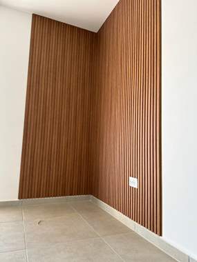 חיפוי קיר 3D MDF במראה עץ טיק - מחיר ל1 יחידה : image 3