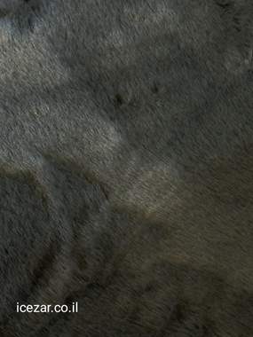 שטיח עגול פרוותי בצבע MOON  : image 2