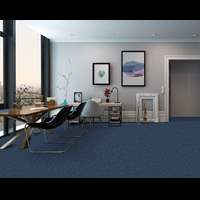 שטיח מקיר לקיר לולאות כחול (רוחב גליל 3.66 מטר)