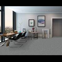 שטיח מקיר לקיר לולאות אפור בהיר (רוחב גליל 3.66 מטר)