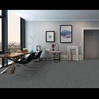 שטיח מקיר לקיר לולאות אפור כהה (רוחב גליל 3.66 מטר)