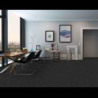 שטיח מקיר לקיר לולאות שחור (רוחב גליל 3.66 מטר)