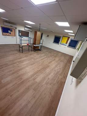 פרקט פולימרי SPC עמיד מים צבע אלון טבעי אדמה / מחיר מוזל : image 1