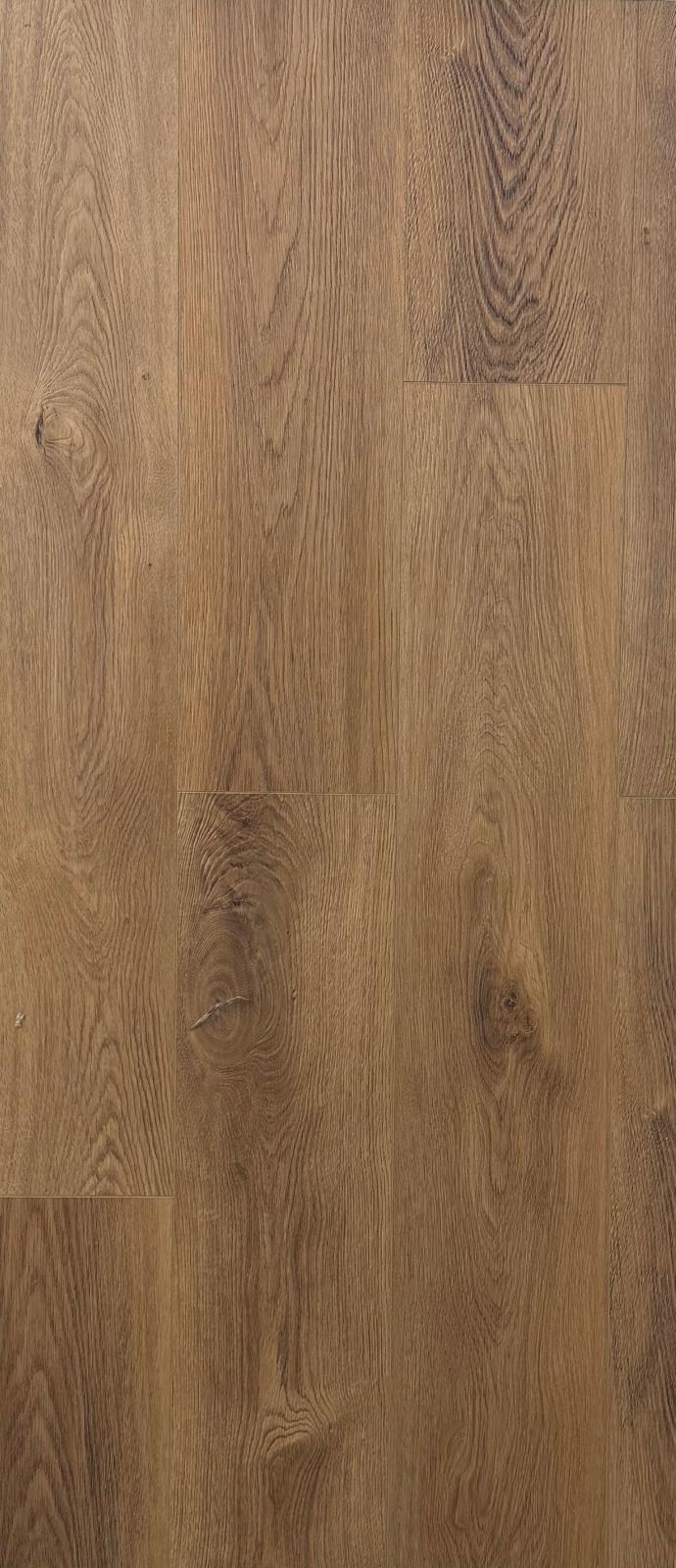 פרקט פולימרי SPC עמיד מים צבע אלון טבעי מוברש / מחיר מוזל