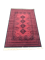 שטיח ויסקוזה בלגי בדוגמה אפגנית אדום משולב עם שחור  : Thumb 1