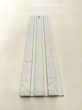 חיפוי קיר פולימרי 3D בטון שמנת  : image 1