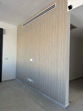  חיפוי קיר פולימרי 3D בגוון פישבון בהיר  : image 1