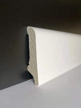 פנל פולימרי לבן מעוגל 6 ס"מ (מחיר ל1 מטר רץ)  : image 1