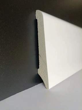 פנל פולימרי לבן מעוגל 8 ס"מ (מחיר ל1 מטר רץ) : image 1