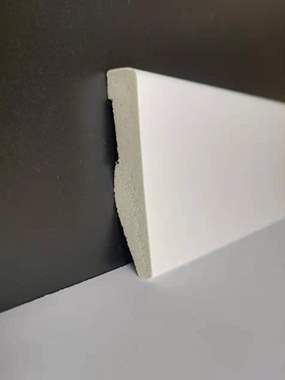 פנל פולימרי לבן ישר זווית 6 ס"מ (מחיר ל1 מטר רץ) : image 1