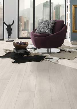 פרקט למינציה תוצרת גרמניה SUPER NATURAL אלון מולבן מוברש  : image 1