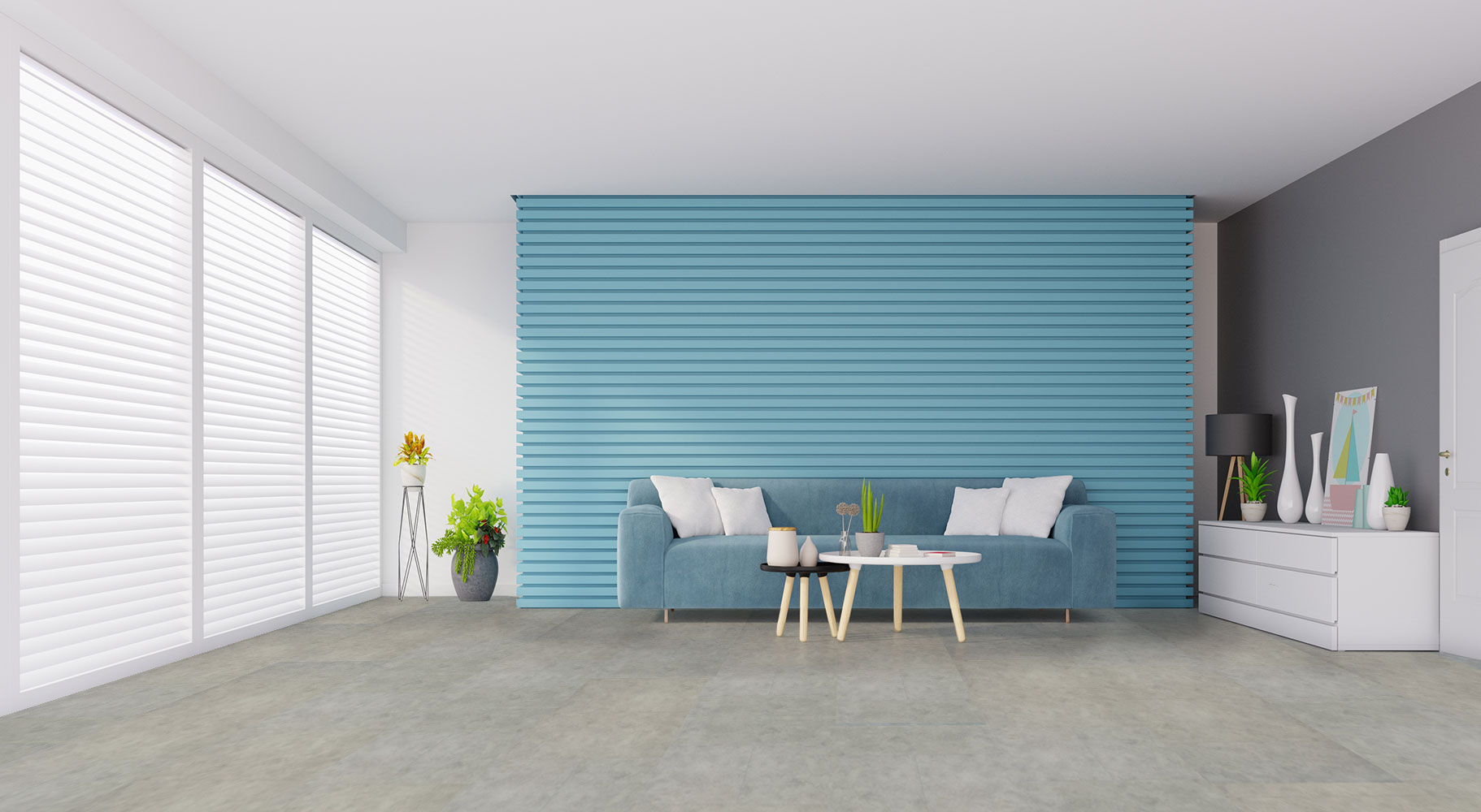 פרקט פולימרי 100% עמיד מים STONE אבן מעונן